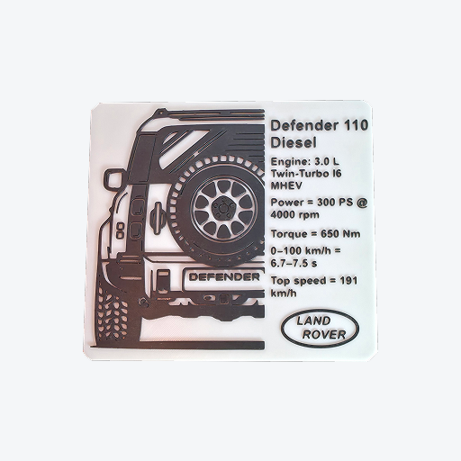 DEF-MUL-001 Defender Inspired Car Display