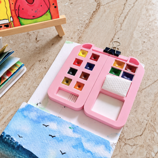 Portable Watercolour Paint Palette - Large