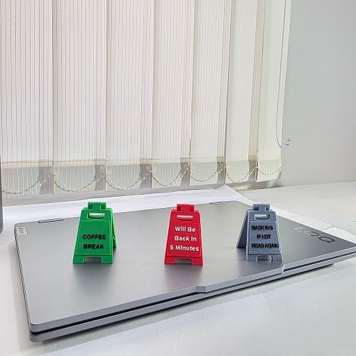 Desk Signage (Set of 3)