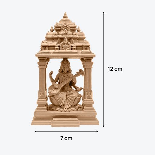 Goddess Saraswathi in Temple
