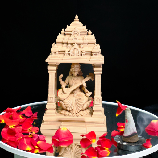 Goddess Saraswathi in Temple